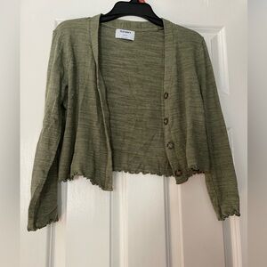 Old Navy Sage Green Button-Up Cardigan